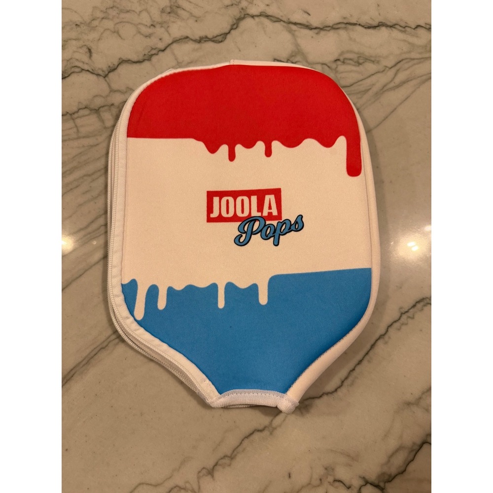 JOOLA Pops Pickleball Paddle Cover Limited Edition Red White Blue Neoprene Case